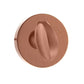 Urban Satin Copper Forme Round Rose Bathroom Turn & Release Mechanism, FMRWCUSC