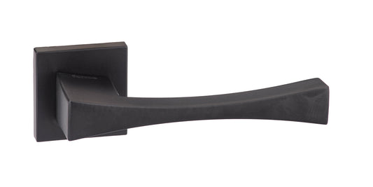 Atlantic UK Forme FMS213MB 'Artemide' Matt Black Door Handles on Square Rose