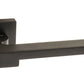 Atlantic UK Forme FMS430MB 'Ginevra' Matt Black Door Handles on Square Rose