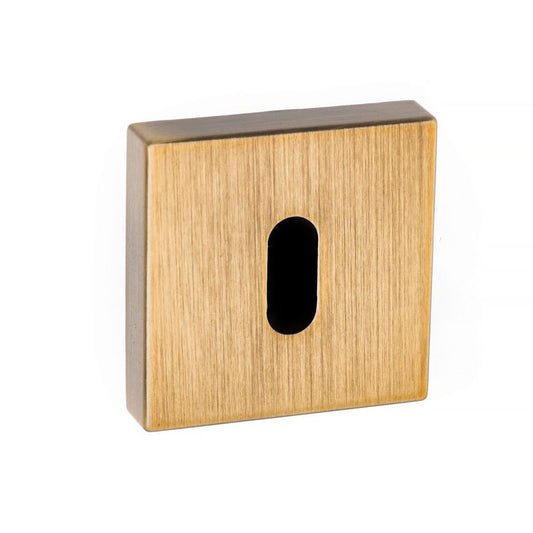 Atlantic Forme 'Standard Profile' Keyhole Minimal Square Rose, Various Finishes-FMSK