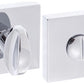 Atlantic Forme Bathroom Turn & Release On Minimal Square Rose (Various Finishes) - FMSWC