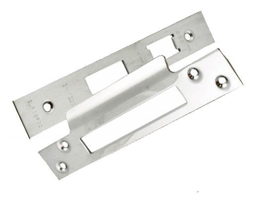 Polished stainless steel Forend and Strike Plate Pack (Supplied with Lock)