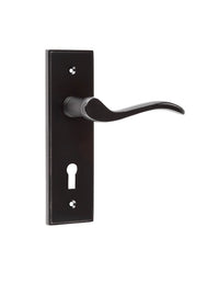 Thumbnail for Wave Lever LOCK (Keyhole)  - Stepped Backplate, 158mm x 46mm