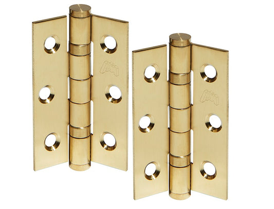 3 Inch Satin Brass Ball Bearing Hinges