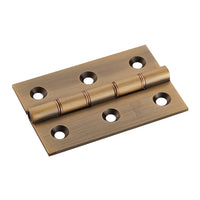 Thumbnail for Carlisle Brass 3 Inch Double Washered Hinges, Antique Brass - HDPBW21AB