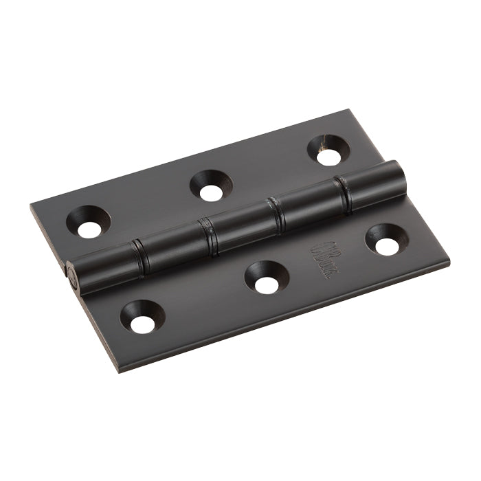 Carlisle Brass 3 Inch Double Washered Hinges, Matt Black - HDPBW21MB