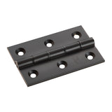 Carlisle Brass 3 Inch Double Washered Hinges, Matt Black - HDPBW21MB