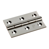 Thumbnail for Carlisle Brass 3 Inch Double Washered Hinges, Polished Nickel - HDPBW21PN