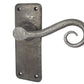 Chester Handforged Pewter Door Handles Latch