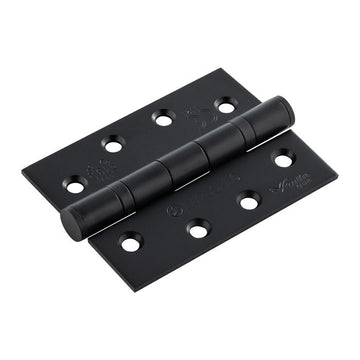 Carlisle Brass 4 Inch Grade 13 Fire Door Approved Matt Black Ball Bearing Hinges - HIN1433P/13MB