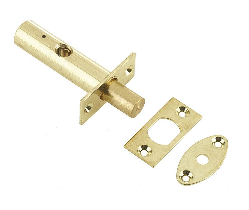 Polished Brass Mortice Rackbolt 28mm Backset