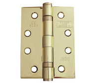4 Inch Electro Brass, Grade 11 Fire Rated, Ball Bearing Hinges