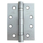 4 Inch Satin Chrome, Grade 11 Fire Rated, Ball Bearing Hinges
