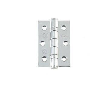 3 Inch Grade 7 Fire Rated, Polished Stainless Steel, Ball Bearing Hinges