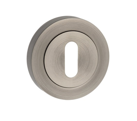 Gun Metal Grey British Standard Keyhole Profile Escutcheon