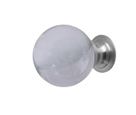 JH1151 Clear Glass Cupboard Knob - Various Sizes