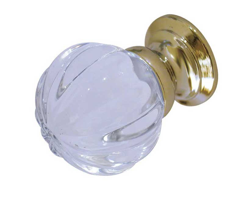 JH1152 Pumpkin Glass Cupboard Knob - Various Sizes