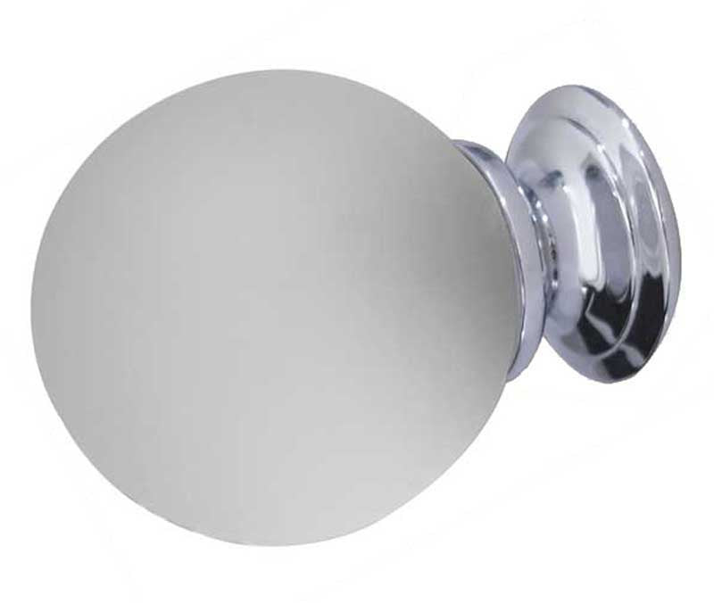 JH1156 Frosted Glass Cupboard Knobs - Various Sizes and Finish