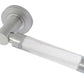 Milo Glass Door Handles Satin Chrome JH5314SC