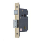 Heavy Duty Bathroom Mortice Lock - Stainless Steel Plates