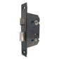 black bathroom mortice door lock