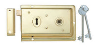 Thumbnail for JL180 Reversable Rim Lock Polished Brass
