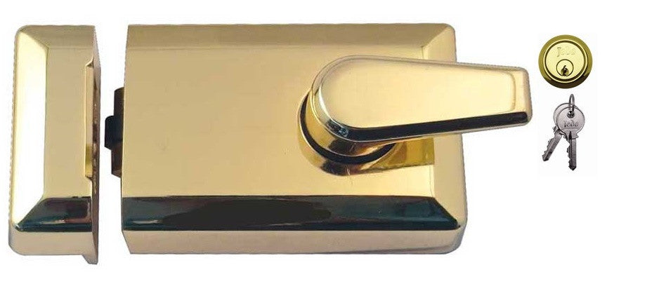 JL5011 Rollerbolt Nightlatch Polished Brass