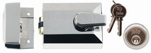 JL5011 Rollerbolt Nightlatch Polished Chrome or Satin Chrome