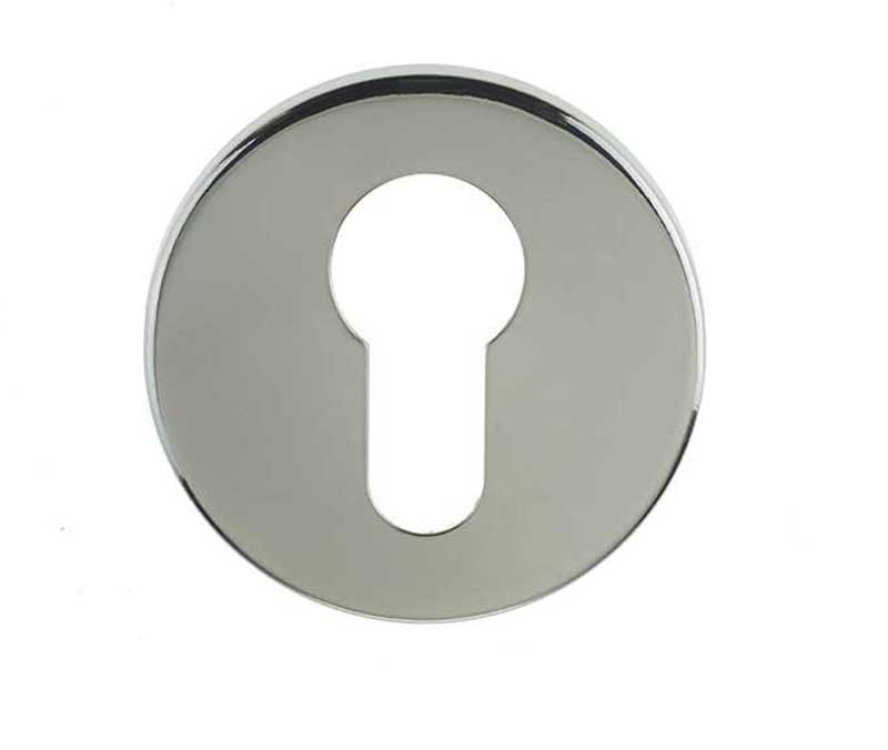 Euro Profile Stainless Steel Keyhole Cover Plate, Door Lock Plate