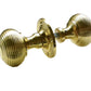 JR6MPB Reeded Queen Anne Rim Knobs