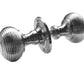 JR6 Reeded Queen Anne Rim Knobs