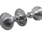JR6MPB Reeded Queen Anne Rim Knobs