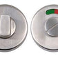 JSS05 Satin Stainless Steel Bathroom Turn and Release