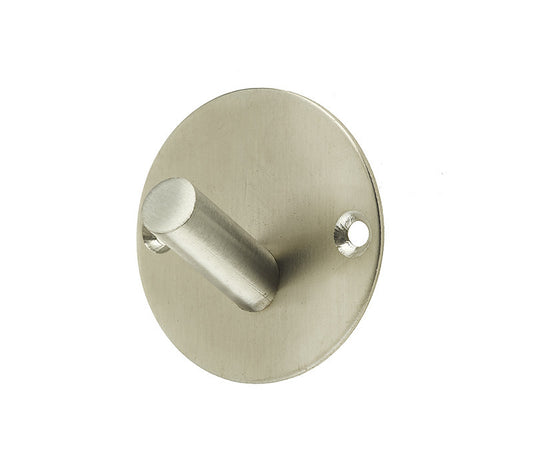 JSS902A Single Robe Hook on Round Plate