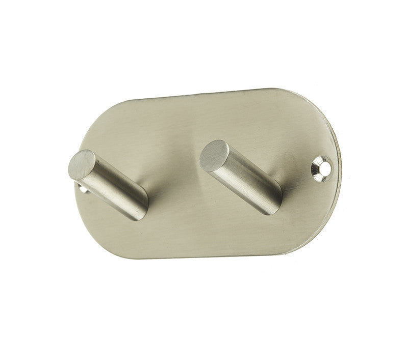 JSS902C Double Robe Hook on Plate