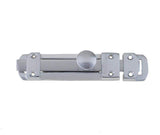 Satin Chrome Surface Bolt 102mm x 30mm