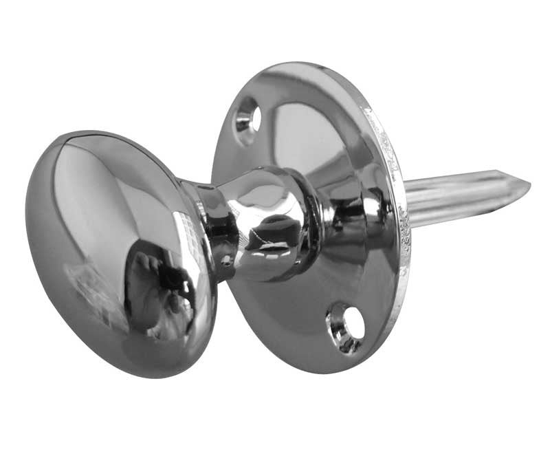 Polished Chrome Rackbolt Thumb Turn