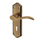 Antique Brass Paris Door handles - Lock (Keyhole) JV280AB