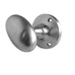 Frelan Hardware JV34BSC Satin Chrome Oval Mortice Door Knobs