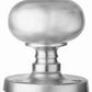 JV35BSC Satin Chrome Mushroom Mortice Door Knobs - Frelan Hardware