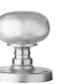 JV35SC Italian Satin Chrome Mushroom Mortice Knobs