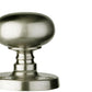 JV35SN Satin Nickel Mushroom Mortice Knobs