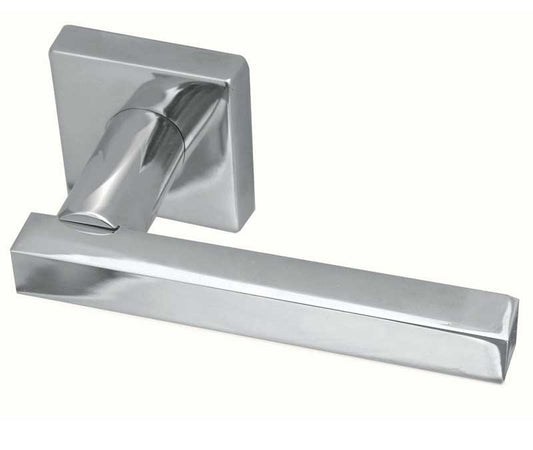 Kubus Designer Door Handles On Square Rose JV4001