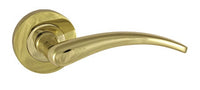 Thumbnail for Gull Door Handles Polished Brass JV420PB