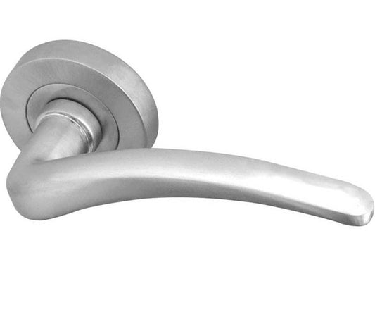 JV420SC Gull Door Handles Satin Chrome