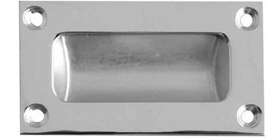 JV428 89mm Satin Chrome Flush Pull