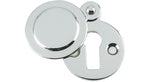 JV42 Polished Chrome Covered Keyhole