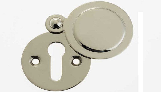 JV42 Polished Nickel Covered Keyhole