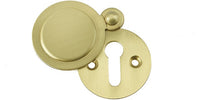 JV42 Satin Brass Covered Keyhole