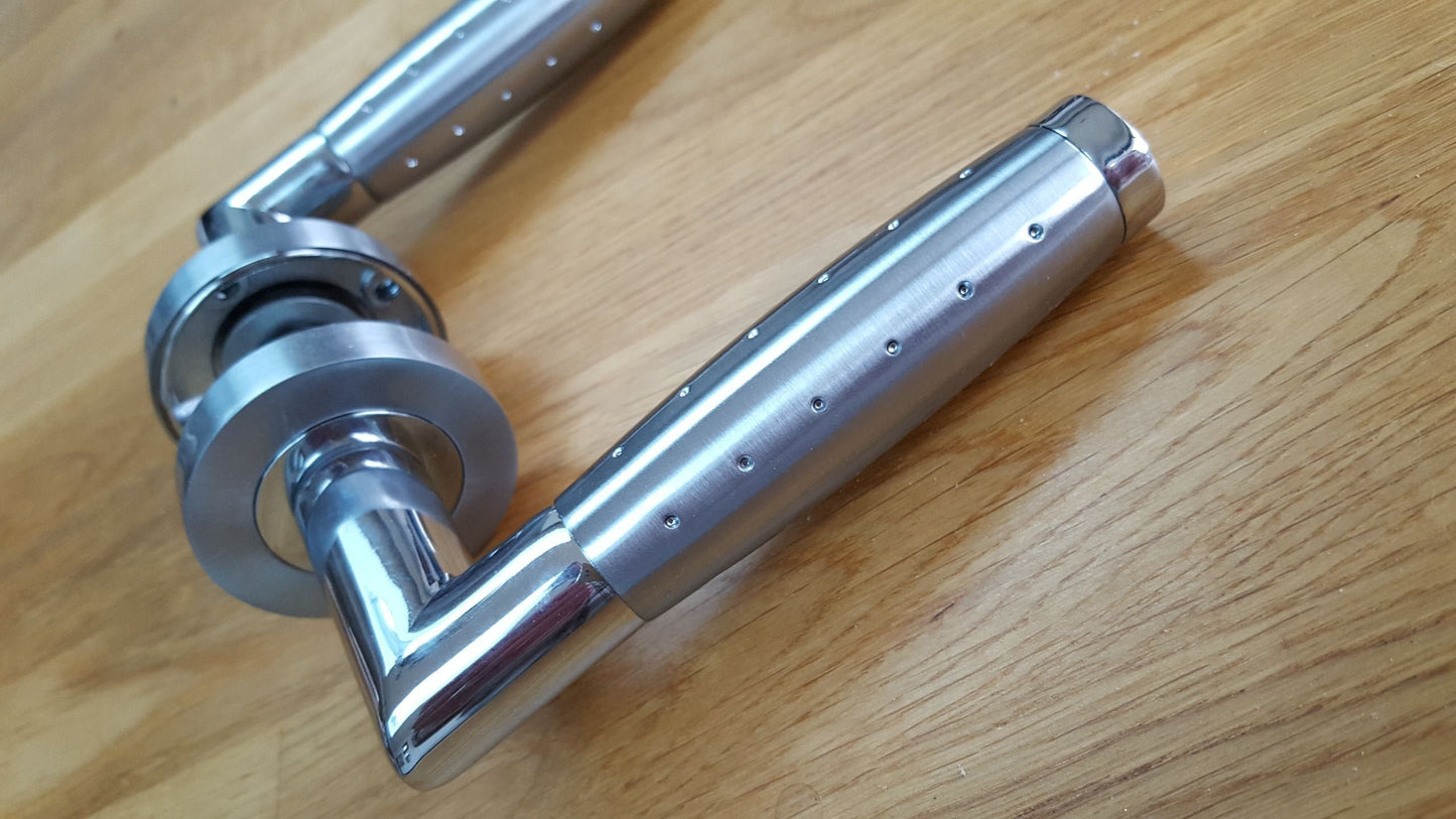 Aero Deck Dual Finish Door Handles JV482PCSC
